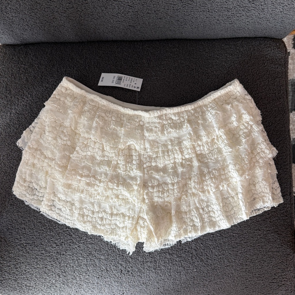Tiered Lace Shorts